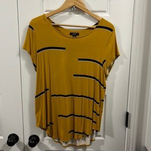 Black and gold blouse